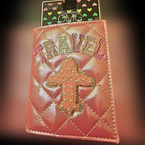 Miss Neices OMG Accessories - Pink Passport Holder